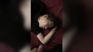 E crush say đưa về mà ko dám chịch, ngồi nhìn xong thủ dâm bắn tinh lên mặt nó