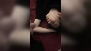 E crush say đưa về mà ko dám chịch, ngồi nhìn xong thủ dâm bắn tinh lên mặt nó