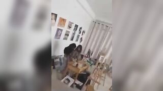 Trốn ngoài quay clip em sinh viên địt giáo viên mĩ thuật