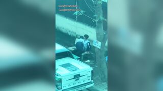 Học sinh cấp 3 giờ liều quá, dám đụ nhau ngoài đường