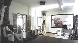 hack cam em hàng xóm sinh viên vú to cởi chuồng đi khắp nhà - phần 1