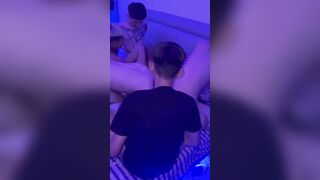 khổ thân mấy bé sang cam làm không đủ KPI bị lôi ra địt tập thể - phần 1