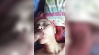 Bắn tinh vào mồm người yêu anh trai nhận nhầm tôi là người yêu của chị