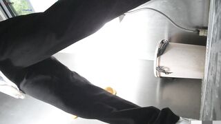 Cam kín quay lén các em teen TQ xinh đẹp đi đái trong nhà vệ sinh công cộng #17