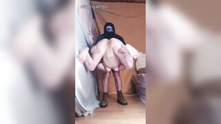 Con gái vú bự tội nghiệp bị bố dượng khốn nạn bế lên bắt bú lút cán ho sặc sụa