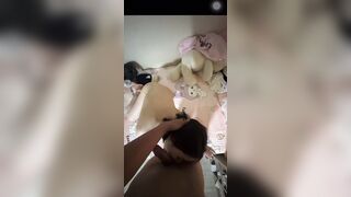 bé ghệ sinh viên hot girl trường neu da trắng nõn nà
