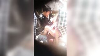 Quay lén cặp đôi non tơ lén địt nhau