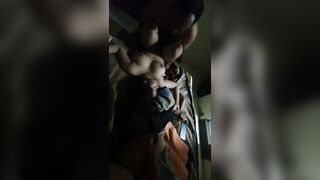 Ông Tây đen cặc khủng địt em Châu Á chubby vú to lồn múp