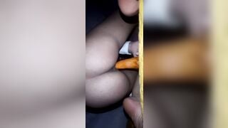 Phương Anh 2k10 gái mới lớn mà dâm vãi, call sex em lấy hẳn củ cà rốt đút vào lồn P1