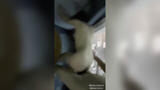 Đụ em ghệ dâm bên cửa kính vừa đụ vừa ngắm phong cảnh thành phố tuyệt đẹp #6