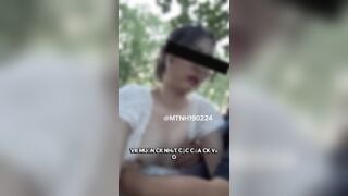 Cùng vợ dâm khẩu dâm bóp vú show hàng làm mặt chó cái dâm public ngoài cv ở Paris #1