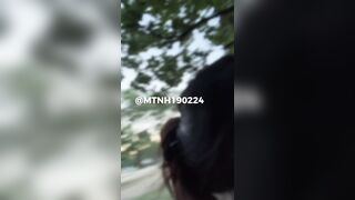 Cùng vợ dâm khẩu dâm bóp vú show hàng làm mặt chó cái dâm public ngoài cv ở Paris #3