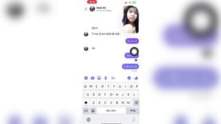 Gạ gẫm bé Hoài Anh 2k10 khóa dưới, ban đầu thì chối mà cho 5l cái bé vạch lồn ra luôn