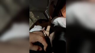 Vợ đi xe về bị tài xế bắt cu giữa đường
