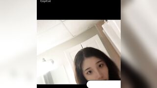 Gái Trung Xinh Xắn Show Hàng Xoa Bím Rỉ Nhớt