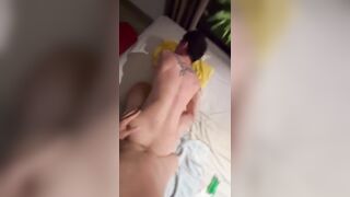 Cặc to mà toàn đút lút cán vào lỗ đít