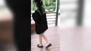 Em học sinh thích phô dâm móc luôn ở công viên #2