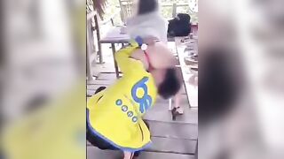 Mệt dừng chân quán chòi đc cj chủ vừa bú vừa xa phê hết nấc