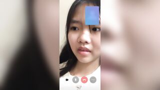 Gạ được con bạn thân cùng lớp của e gái call thủ dâm - phần 2