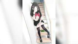 HS Lolli Non Tơ Hồng Show Ngực Khủng Cực Múp