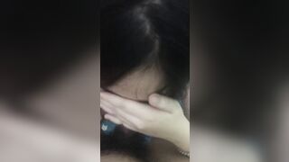 Bú Cu Bắn Tinh Đầy Len Mặt Bé Hà My 2k9 Nứng Lồn Thèm Tinh
