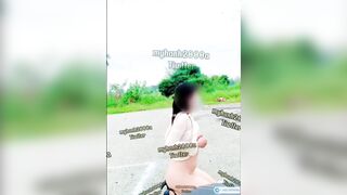Em Mỹ Hạnh dâm nứng lồn ra giữa đường móc lồn gạ bú cu người lạ #6