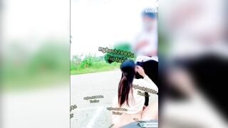 Em Mỹ Hạnh dâm nứng lồn ra giữa đường móc lồn gạ bú cu người lạ #6