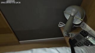 E ktv massage chân cho a rồi chủ động tụt quần a ra bú cu đút cu vào đít nhấp