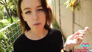 Gạ gẫm đụ em teen người Nga mình dây vú bự bú cu đụ bắn ngập lồn cực sướng