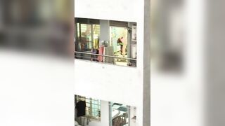 Quay lén em teen chung cư nhà bên