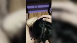 Cô bạn thân bú cu giúp vì vợ đang có bầu không đụ được