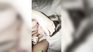 E rau dăm vú bự bị a bạo dâm cỡ v mà vẫn nứng lồn nằm xoa vú ngậm cặc a #4