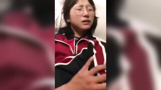 Phá Zin Bé HS Xinh Gái Kính Cận Nhìn Em Khóc Đỏ Mắt Mà Thương