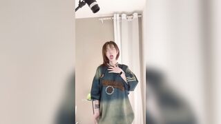 E teen tq xỏ khuyên xăm trổ xinh đẹp thích cởi đồ show hàng làm mặt chó nhảy nude #3