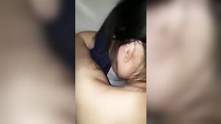 Doggy em người yêu kính cận mông to