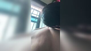 Doggy public em rau dâm ngoài ban công