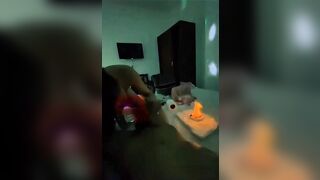 Dụ chị kế vú to chơi đồ phê rồi đụ