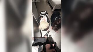 2 thanh niên biến thái thích giả gái bị e loli dâm đè ra dập liên tục mún gãy cặc #2