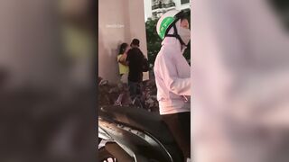 Cặp Đôi Phang Luôn Ngoài Đường Tại Minh Khai, Hai Bà Trưng, Hà Nội