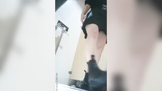 Làm liều, Quay lén GVCN Đi đái lồn rậm lông Lau lồn