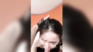 Bắt chị họ quỳ xuống đụ vào miệng còn đụ vào lồn