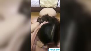 Ngủ dậy thấy em đang mút miệt mài