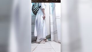 Em học sinh mắc đái mà đi ko kịp đành phải đái ra quần lộ quần sì líp thật kích thích