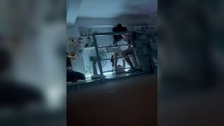 Quay lén cặp sinh viên phòng bên địt nhau