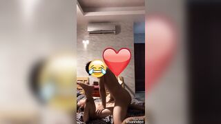 Con bạn thân cho chà cặc ngoài mép lồn cho đỡ nứng nhưng nứng quá địt luôn vào lồn