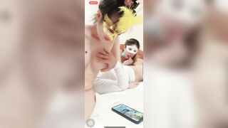 2 Bé Gái Teen Thiếu Live App Show Hàng Bú Cu
