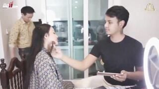 Gái dâm vừa trang điểm vừa địt nhau với bồ dâm đãng vú to lồn múp
