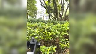 Gái dâm xinh vú to lồn múp ra công viên thủ dâm khoe hàng dâm đãng