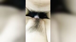 tỉa lông lồn cho con ghẹ xong đụ nước tràn trề