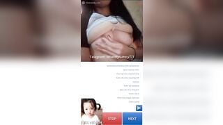 Chat sex trên OmeTV gạ các em teen Indo ngực khủng show hàng #6